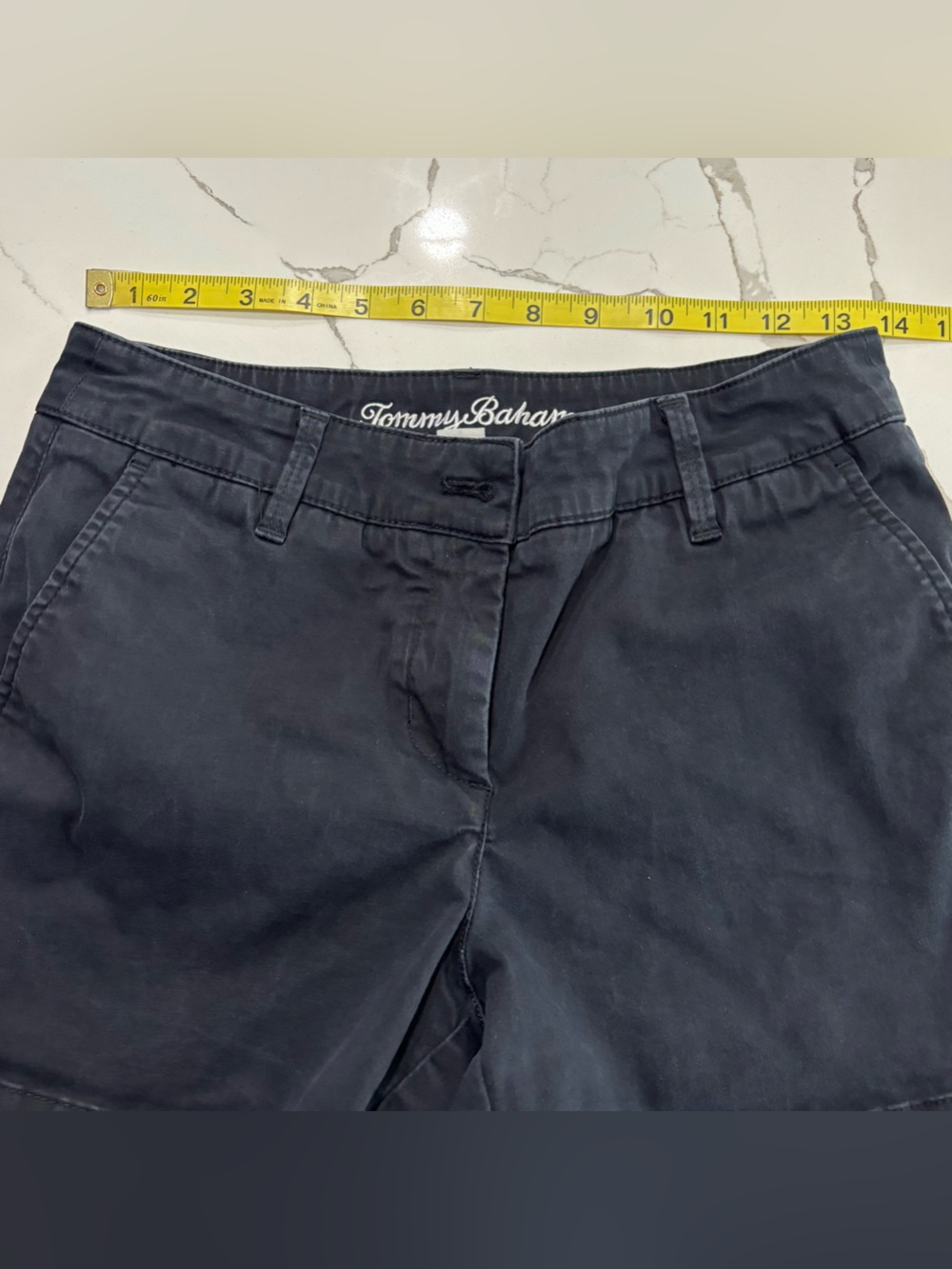 Tommy Bahama Black Soft Twill Cotton Lyocell Women's Casual Chino Shorts Size 4 - Picture 14 of 16